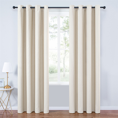 Beige Curtains
